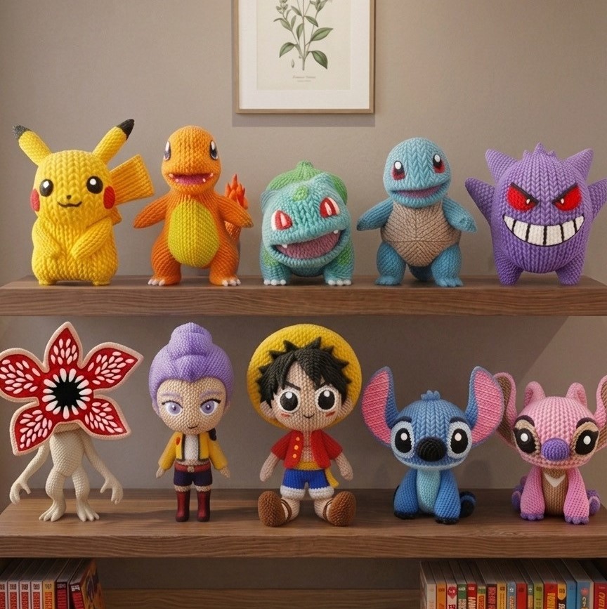 Figurines Crochet 3D